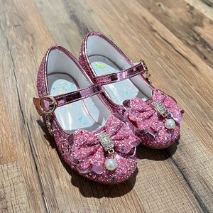 Sparkly Pink Kids Heels